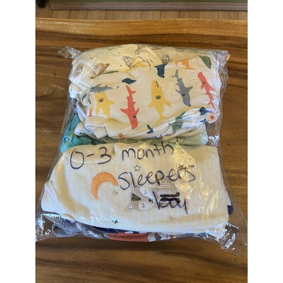 11 Piece Newborn (0-3 Months) Baby Boy/Girl Sleepers Lot - Picture 3 of 16